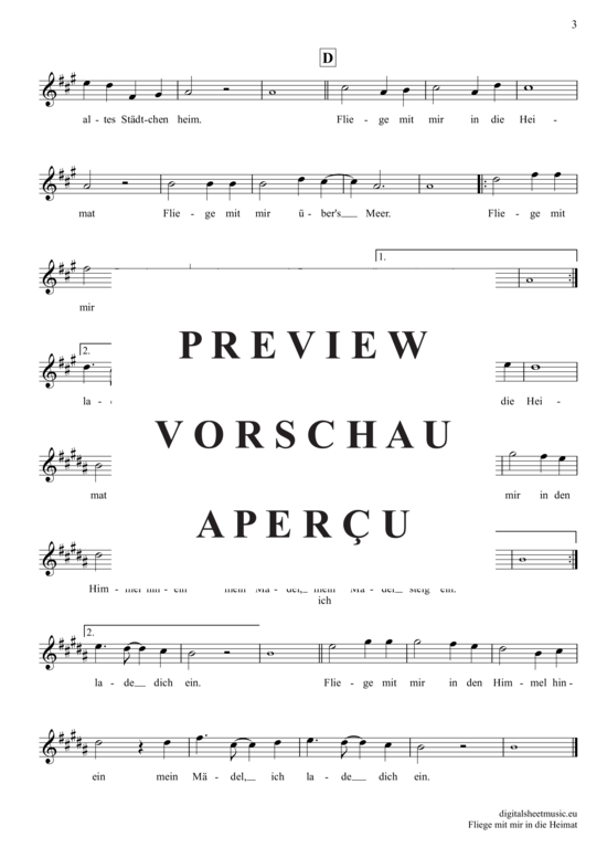 Product gallery: Page 4 of 4 Fliege Mit Mir In Die Heimat , Troglauer Buam, Clarinet in B-flat