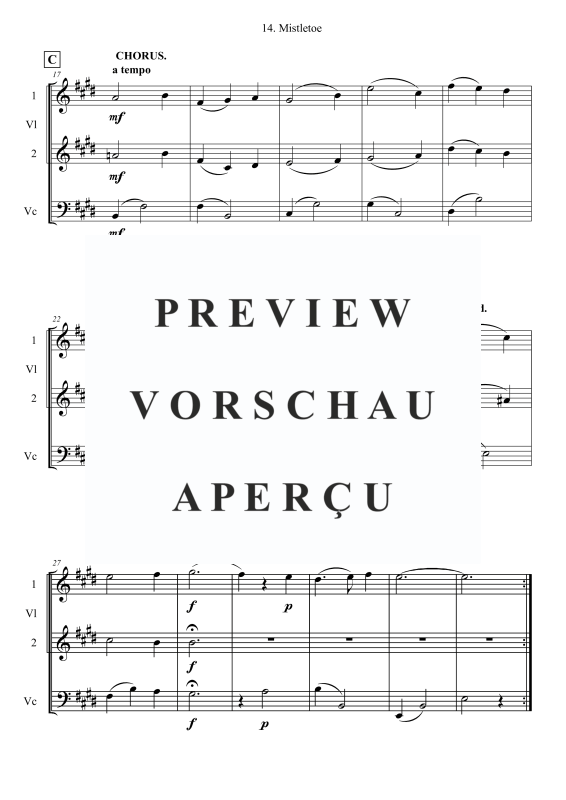 Produktgalerie: Seite 3 von 6 Mistletoe, , Streicher Trio