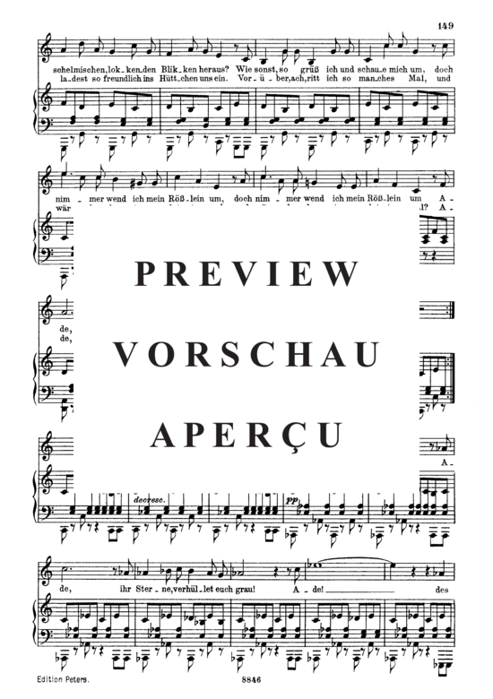 gallery: Abschied D.957-7 (Schwanengesang), , Gesang mittel und Klavier