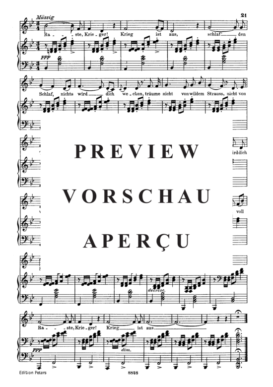 Product gallery: Page 5 of 7 Ellen's Gesang II, D.838, , Low Voice and Piano