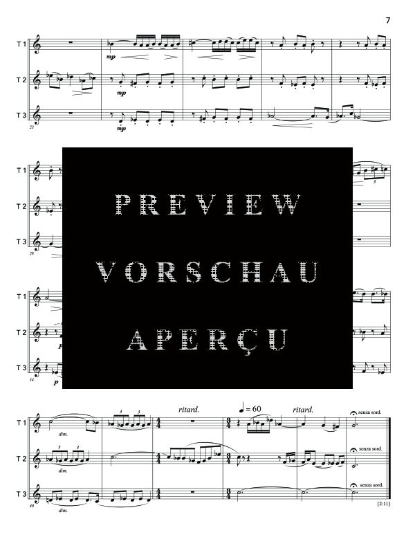Produktgalerie: Seite 11 von 11 Serenade, Op. 195, , (Trompeten Trio)