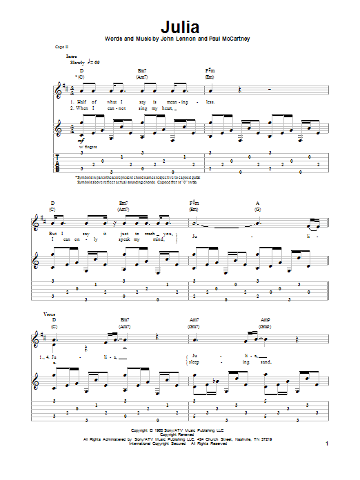 Produktgalerie: Seite 1 von 1 Julia, The Beatles, Gitarre