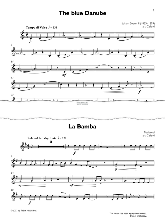 Produktgalerie: Seite 1 von 1 La Bamba, Traditional, Klavier, Trompete