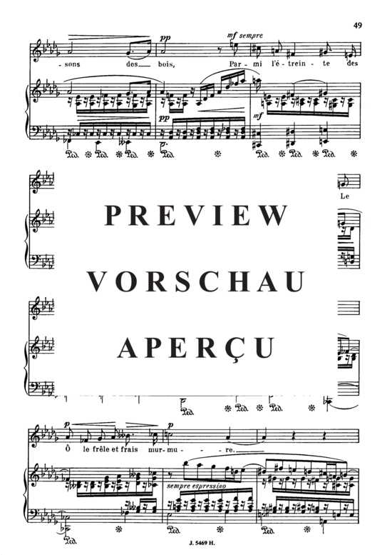 Product gallery: Page 3 of 6 C'est l'extase Op.58 No.5, , Medium Voice and Piano