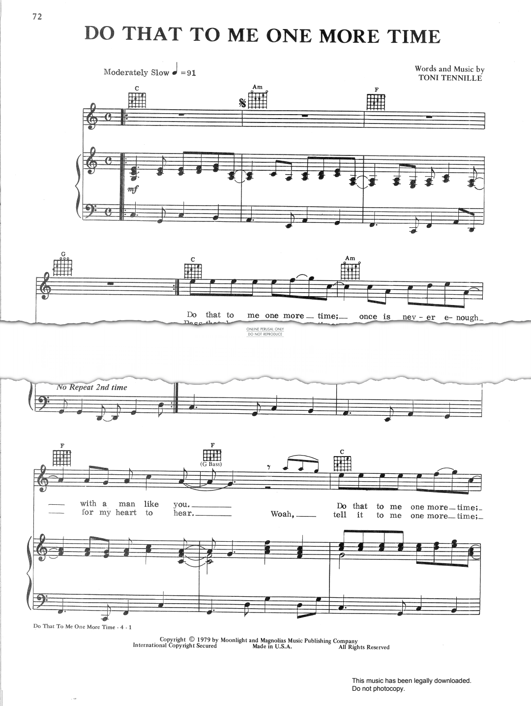 Product gallery: Page 1 of 1 Do That To Me One More Time, Toni Tennille