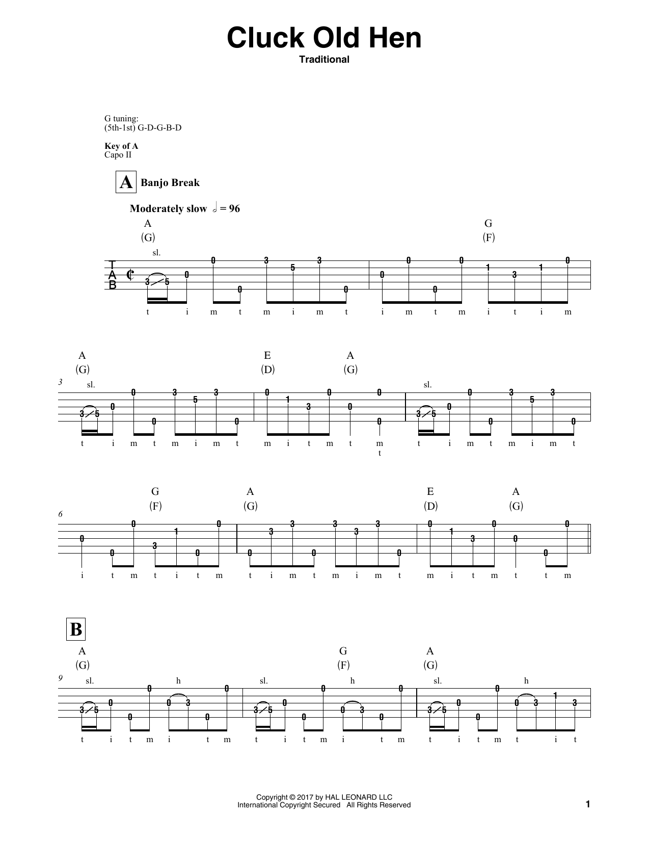Produktgalerie: Seite 1 von 1 Cluck Old Hen, Traditional, Banjo