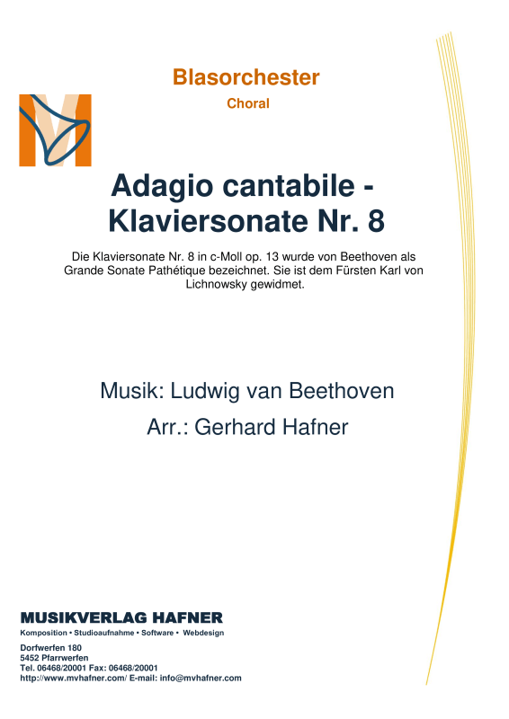 Product picture to: Adagio cantabile - Klaviersonate Nr. 8Ludwig van Beethoven
