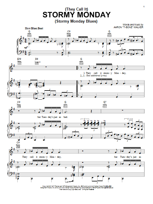 Produktbild zu: (They Call It) Stormy Monday (Stormy Monday Blues)