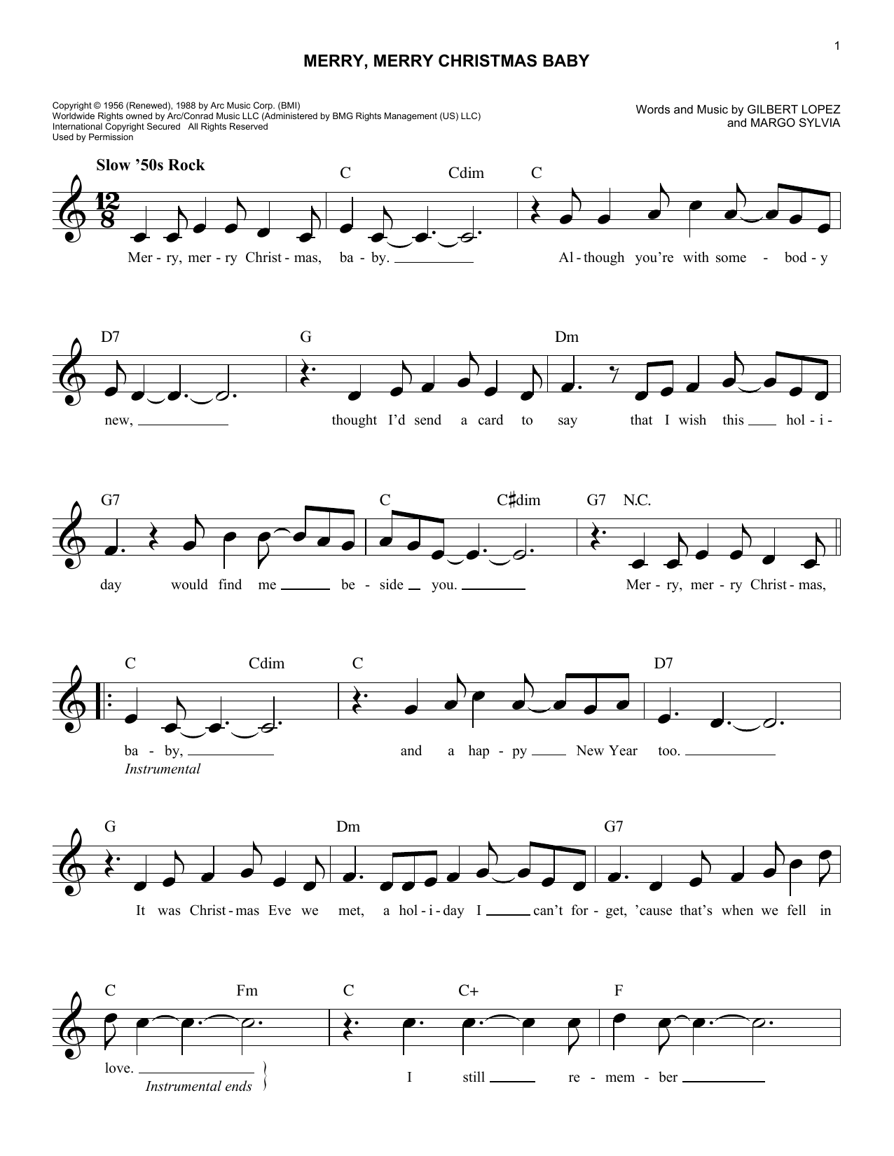 Produktbild zu: Merry, Merry Christmas Baby