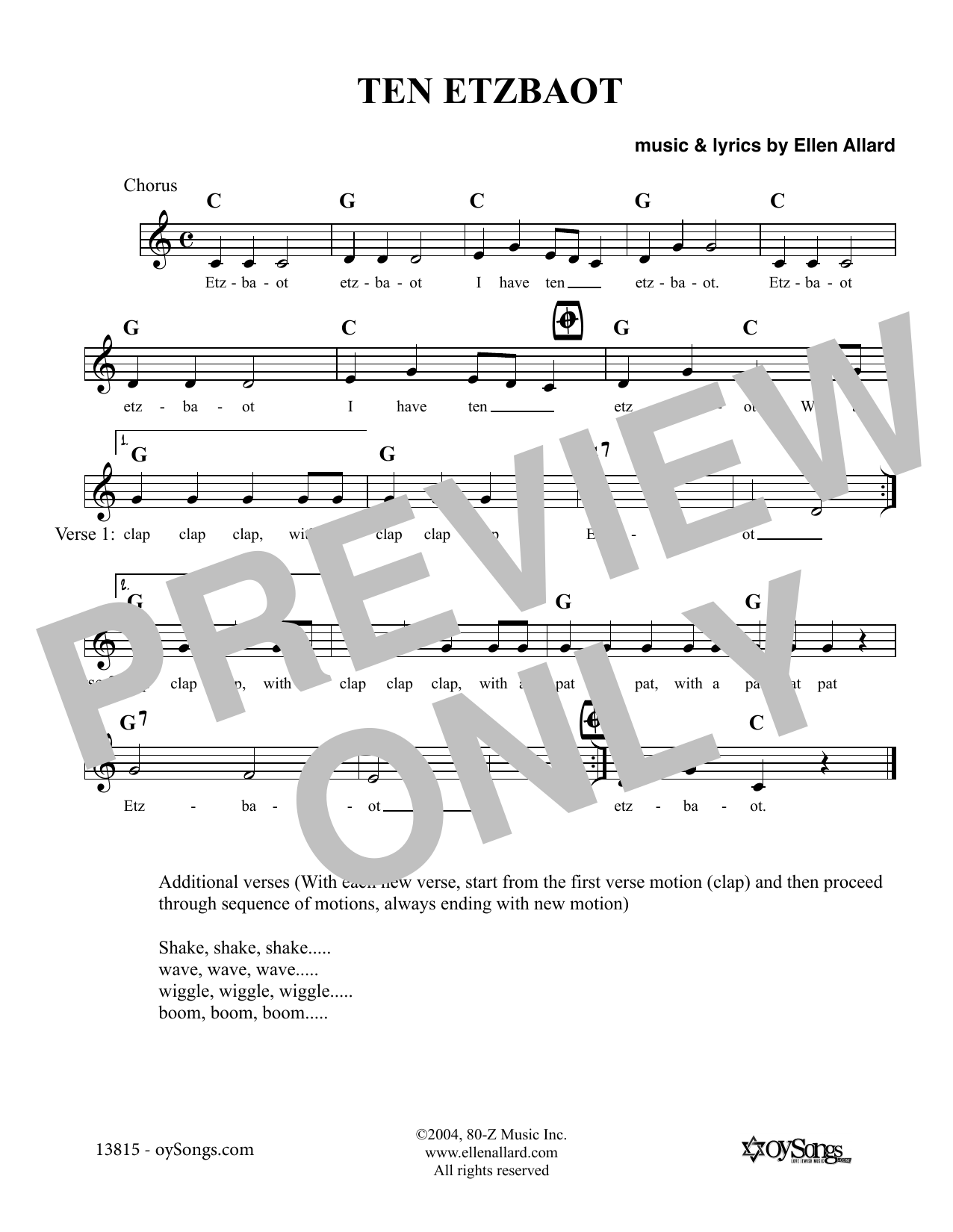 Produktgalerie: Seite 1 von 1 Ten Etzbaot, Ellen Allard, Melodieinstrument