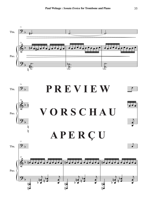 Product gallery: Page 34 of 51 Sonata Eroîca , , (Posaune + Klavier)