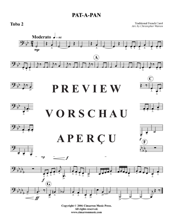 Product gallery: Page 11 of 11 Pat-a-Pan , , (Tuba Quartett: 2x Baritone, 2xTuba, opt. Percussion)