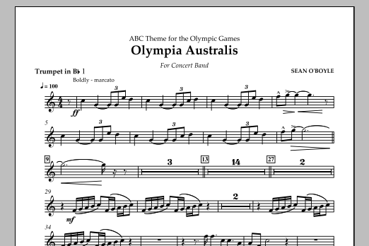 Produktbild zu:  Olympia Australis (Concert Band) - Bb Trumpet 1 - 