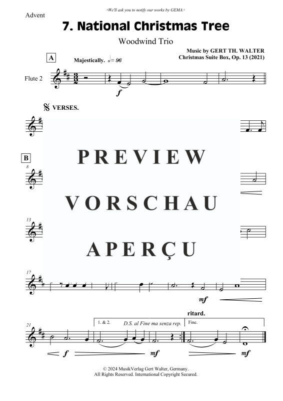 Produktgalerie: Seite 5 von 7 National Christmas Tree, , (Holzbläser Trio)