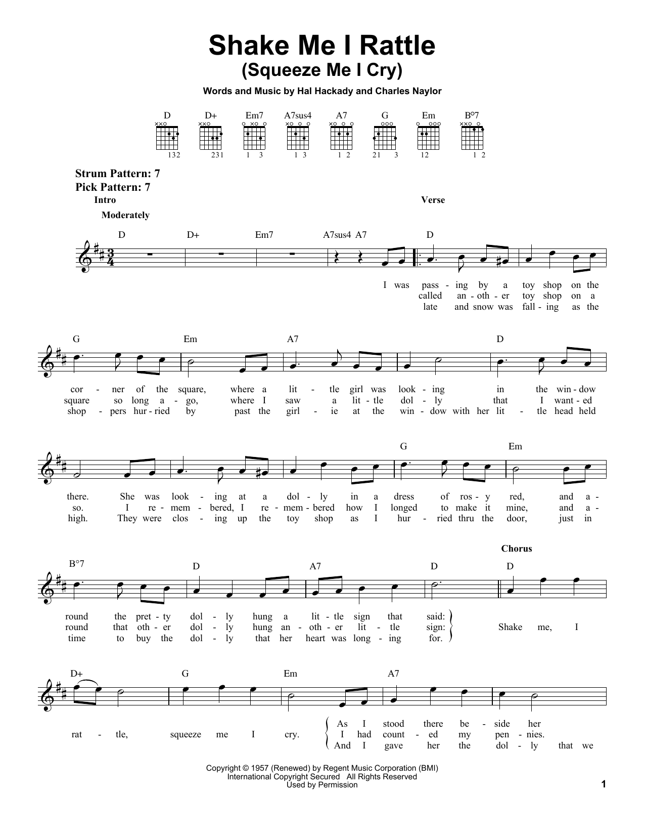 Product gallery: Page 1 of 1 Shake Me I Rattle (Squeeze Me I Cry), Marion Worth