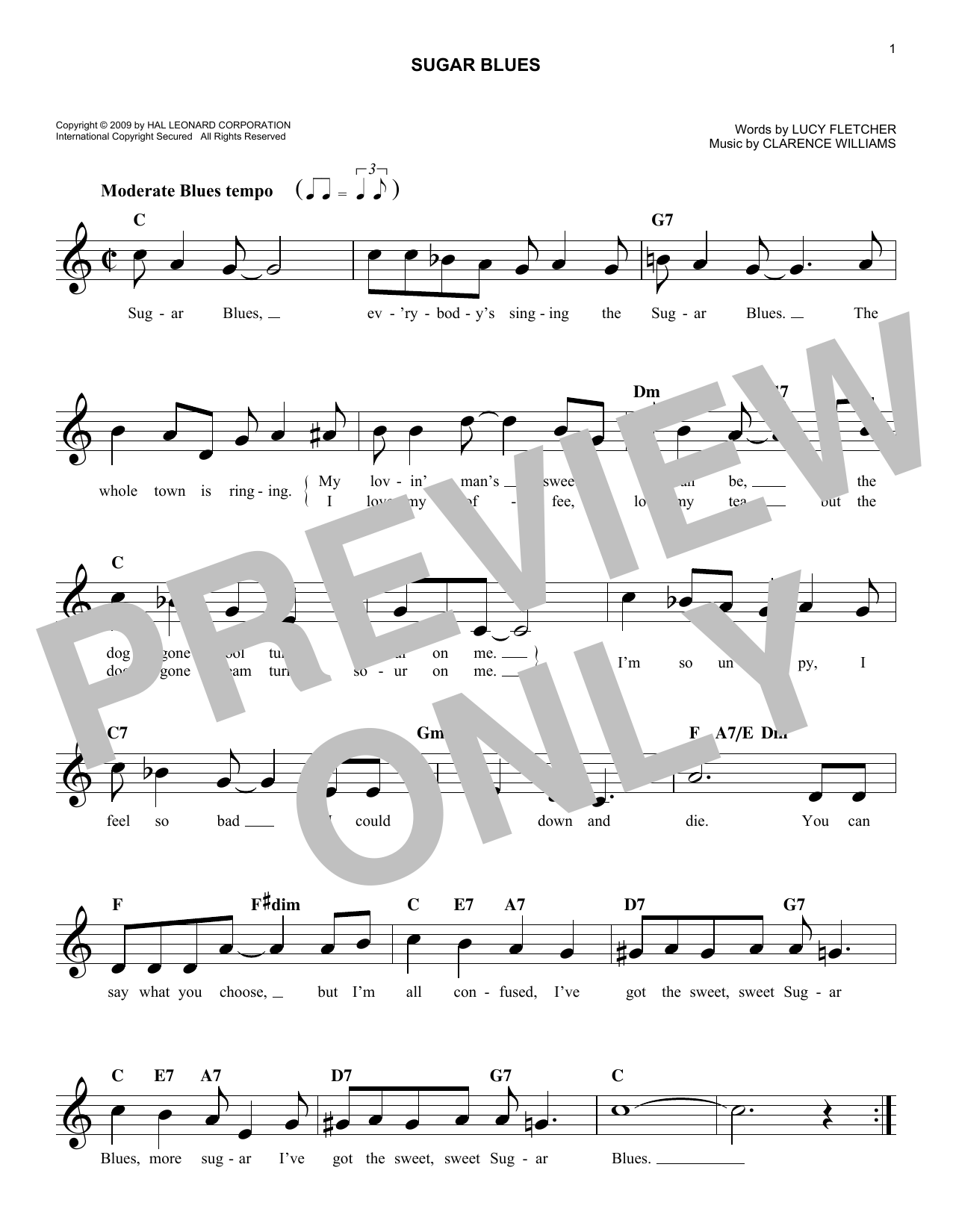 Product gallery: Page 1 of 1 Sugar Blues, Clyde McCoy and his Orchestra