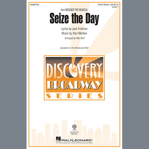 cover: Seize The Day (from Newsies The Musical) (arr. Mac Huff), Alan Menken & Jack Feldman