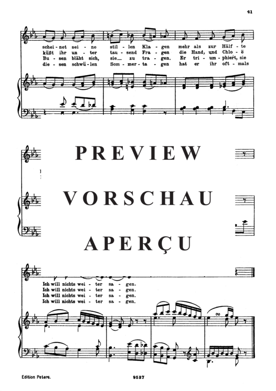 gallery: Die Verschweigung K. 518 , , (Gesang mittel + Klavier)