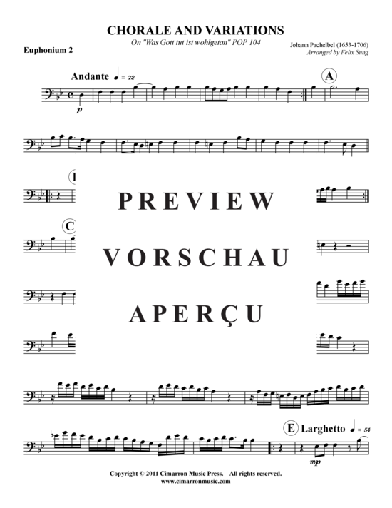 Product gallery: Page 10 of 17 Choral u.Variationen über Was Gott tut ist wohlgetan , , (Tuba Quartet: 2x Baritone, 2xTuba)