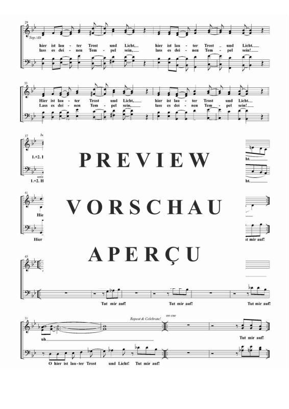 gallery: Tut mir auf die schöne Pforte EG 166, , Gemischter Chor und Klavier