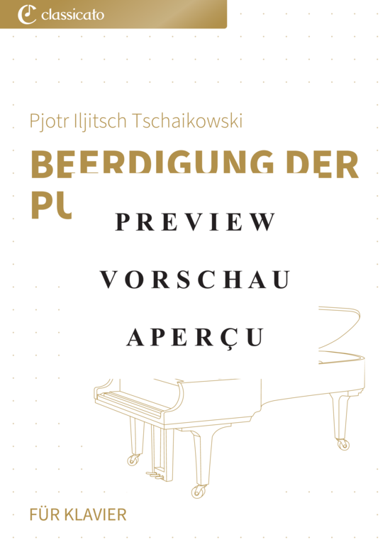 Product gallery: Page 2 of 5 Beerdigung der Puppe - Nr. 7 aus Kinderalbum op. 39 , , Piano Solo
