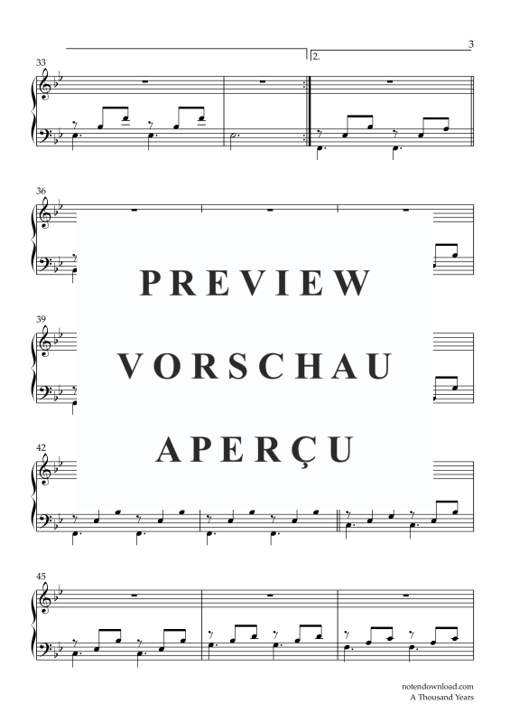 gallery: A Thousand Years, Perri, Christina, (piano solo)