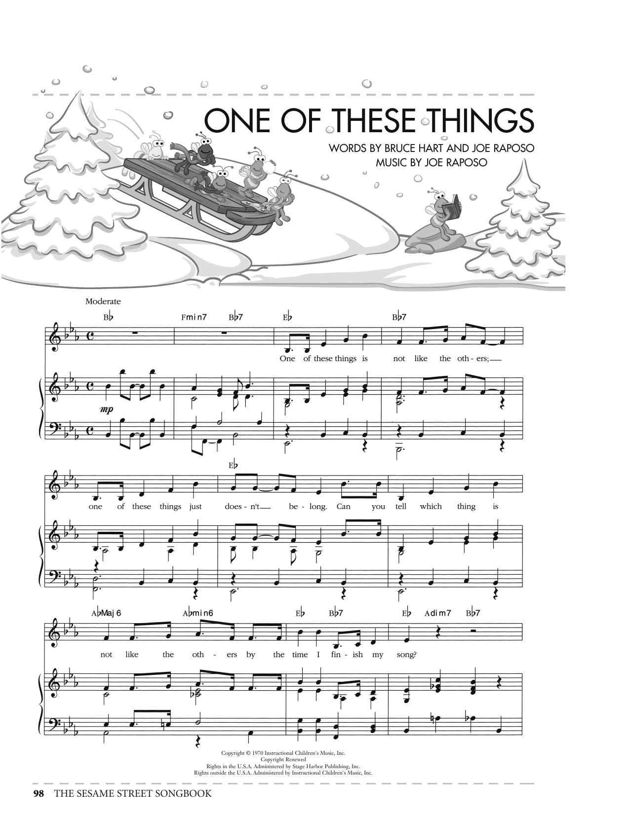Product picture to: One Of These Things (from Sesame Street)