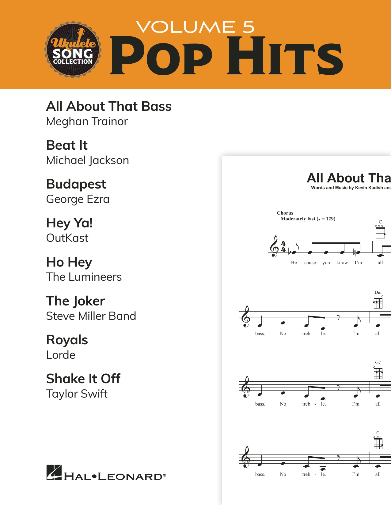 Product gallery: Page 1 of 1 Ukulele Song Collection, Volume 5: Pop Hits, Various