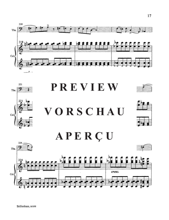 Produktgalerie: Seite 19 von 21 Brillenbass , , (Tuba + Percussion)