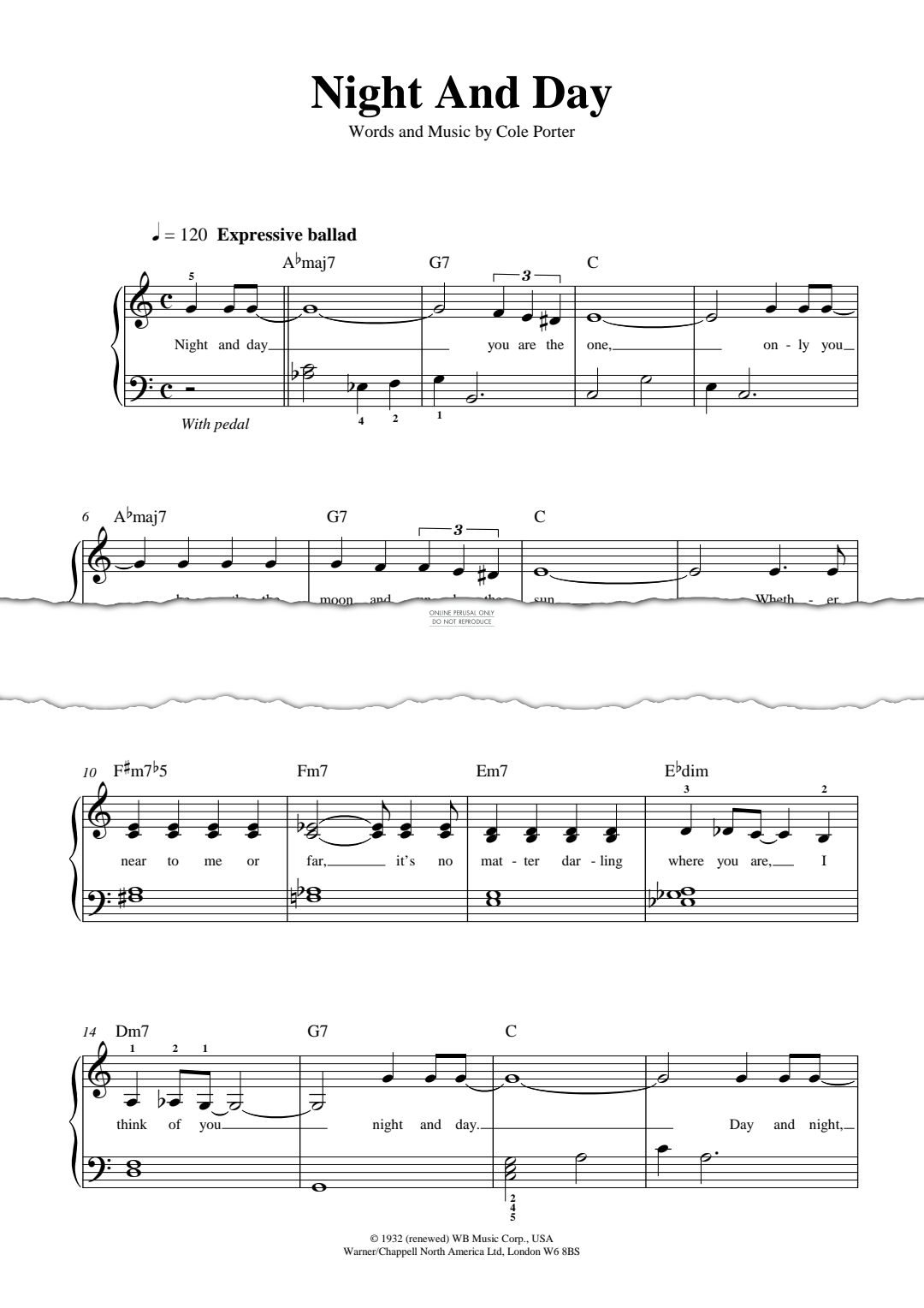 gallery: Night And Day, Cole Porter