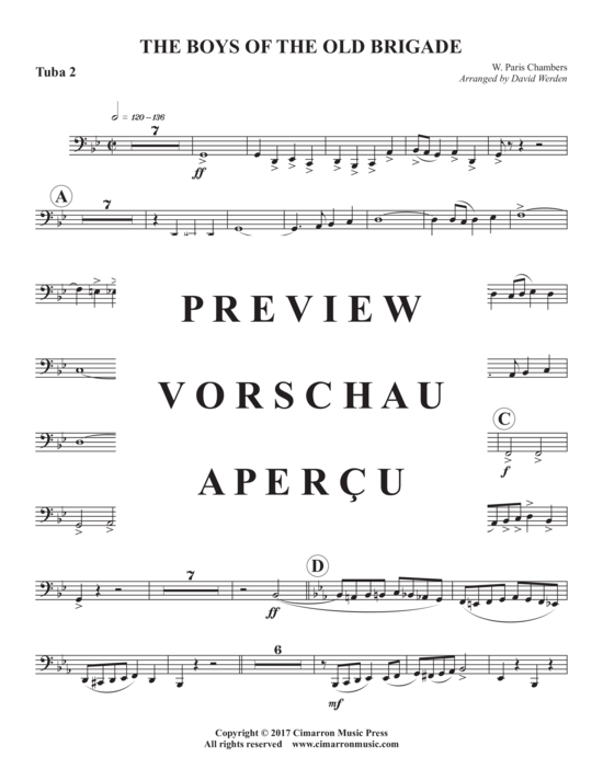 Product gallery: Page 18 of 19 The Boys of the Old Brigade , , (Tuba Quartett EETT)