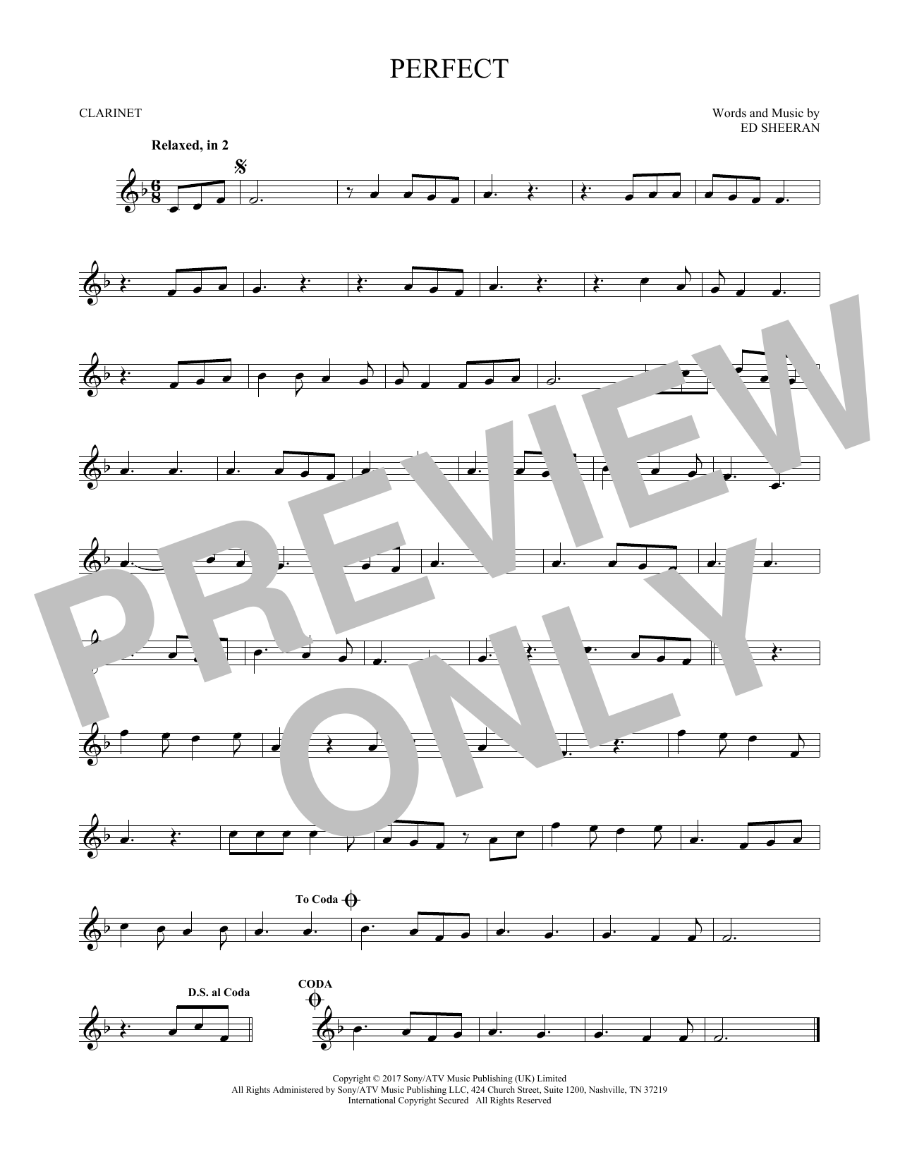 Product gallery: Page 1 of 1 Perfect, Ed Sheeran