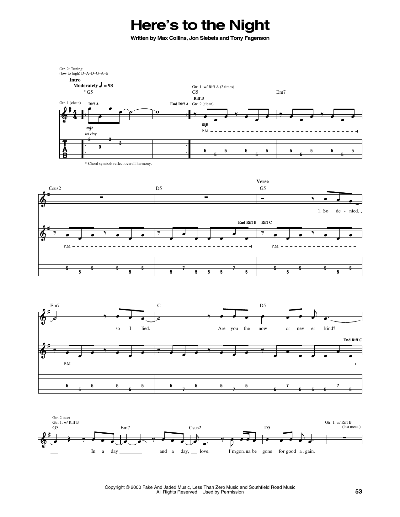 Product gallery: Page 1 of 1 Here's To The Night, Eve 6