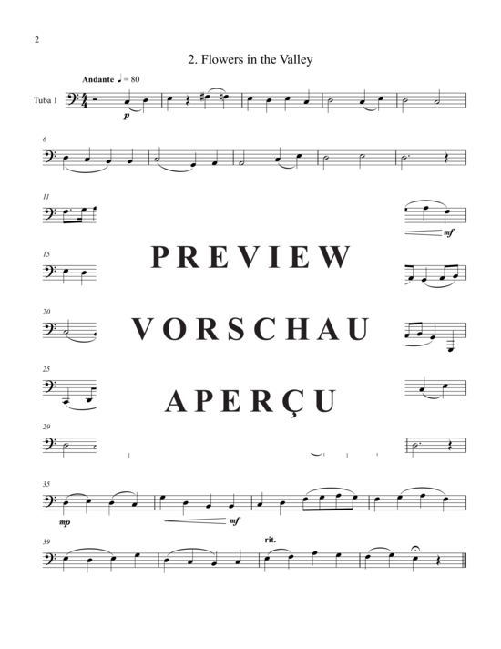 Product gallery: Page 15 of 21 English Folksong Suite, An , , (Tuba Quartet: 2x Baritone, 2xTuba)