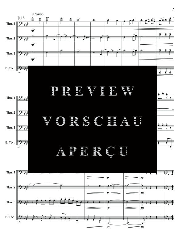 Product gallery: Page 11 of 11 Escapades, , (Trombone quartet)