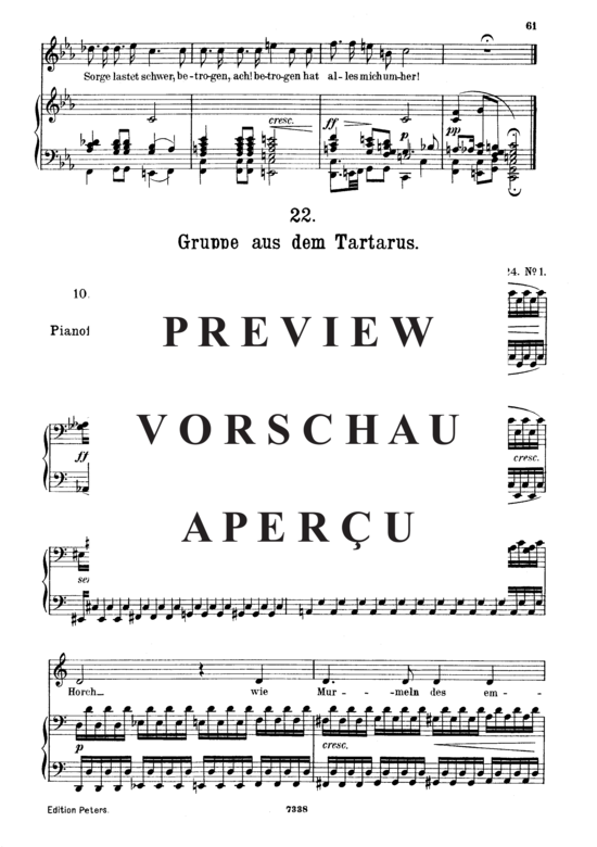 Product gallery: Page 2 of 6 Gruppe aus dem Tartarus D.583, , Medium Voice and Piano