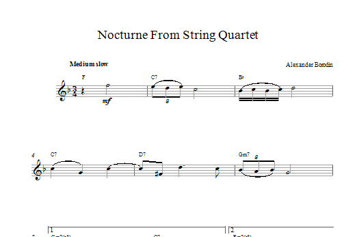Product picture to: Nocturne From String Quartet