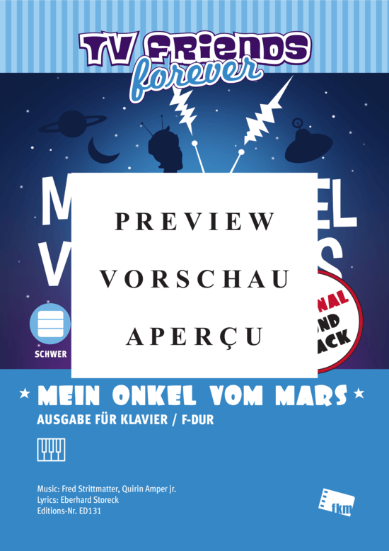 gallery: Mein Onkel vom Mars - Title song from the TV series Mein Onkel vom Mars (1976) , ,  (Klavier Solo)