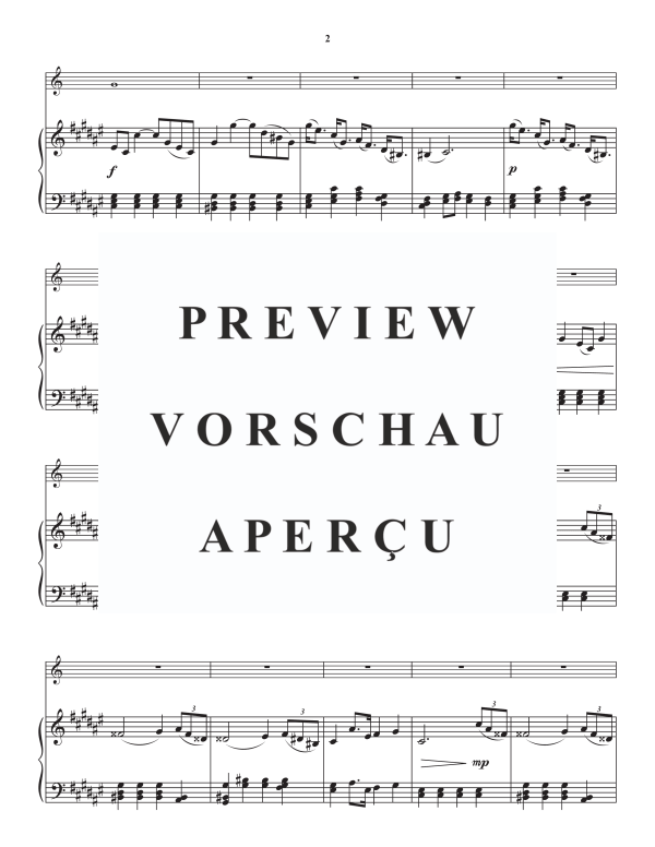 Produktgalerie: Seite 4 von 11 Sinfonia in Fis, , Alphorn in Fis und Klavier
