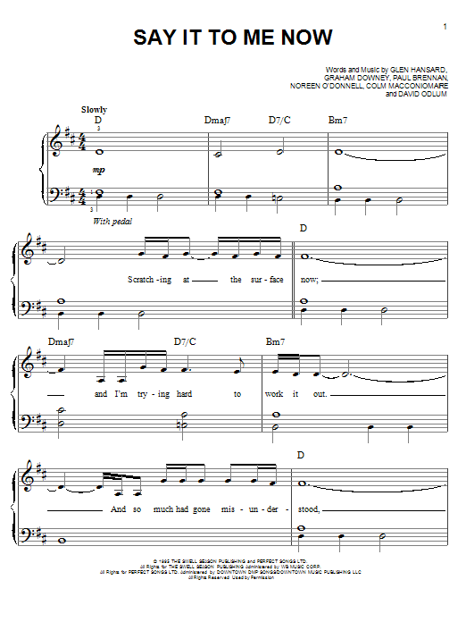 Produktbild zu: Say It To Me Now