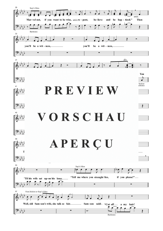 Produktgalerie: Seite 4 von 11 My Soul Is a Witness, , Gemischter Chor SAB und Klavier