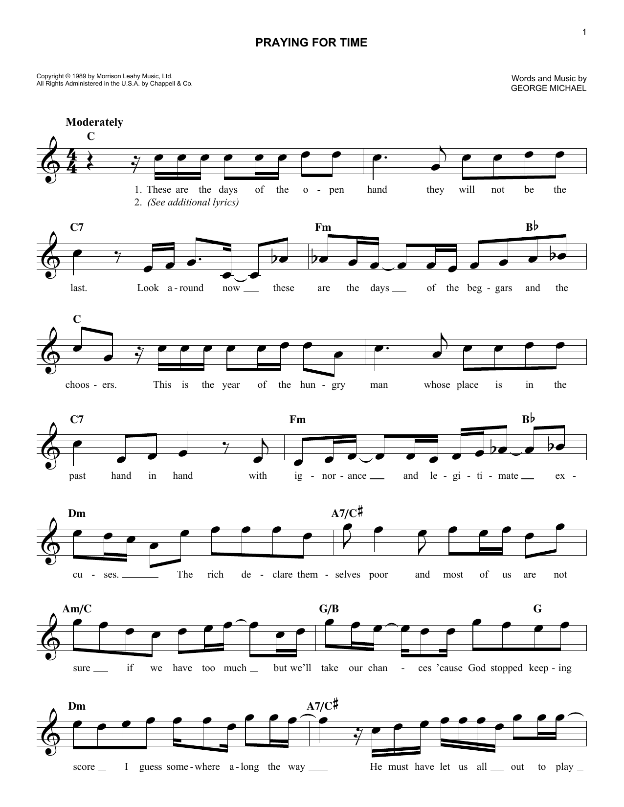 Produktbild zu: Praying For Time