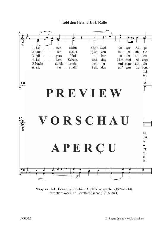 gallery: Lobt den Herrn, , (male choir)