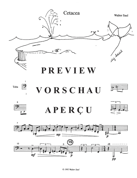 Product gallery: Page 11 of 12 Cetacea , , (tuba + piano)