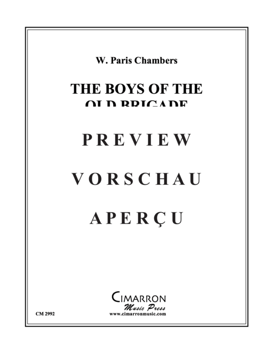 Produktgalerie: Seite 2 von 16 The boys of the Old Brigade , , (Blechbläserquintett)