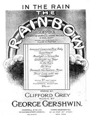 cover: In The Rain (from 'The Rainbow'), George Gershwin, Gesang, Klavier
