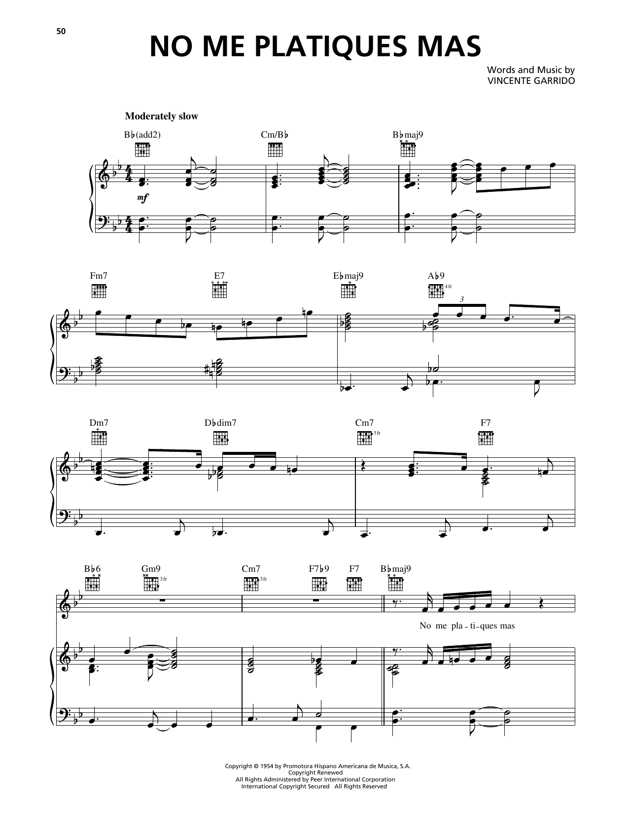 Produktgalerie: Seite 1 von 1 No Me Platiques Mas, Luis Miguel, Gesang, Gitarre, Klavier