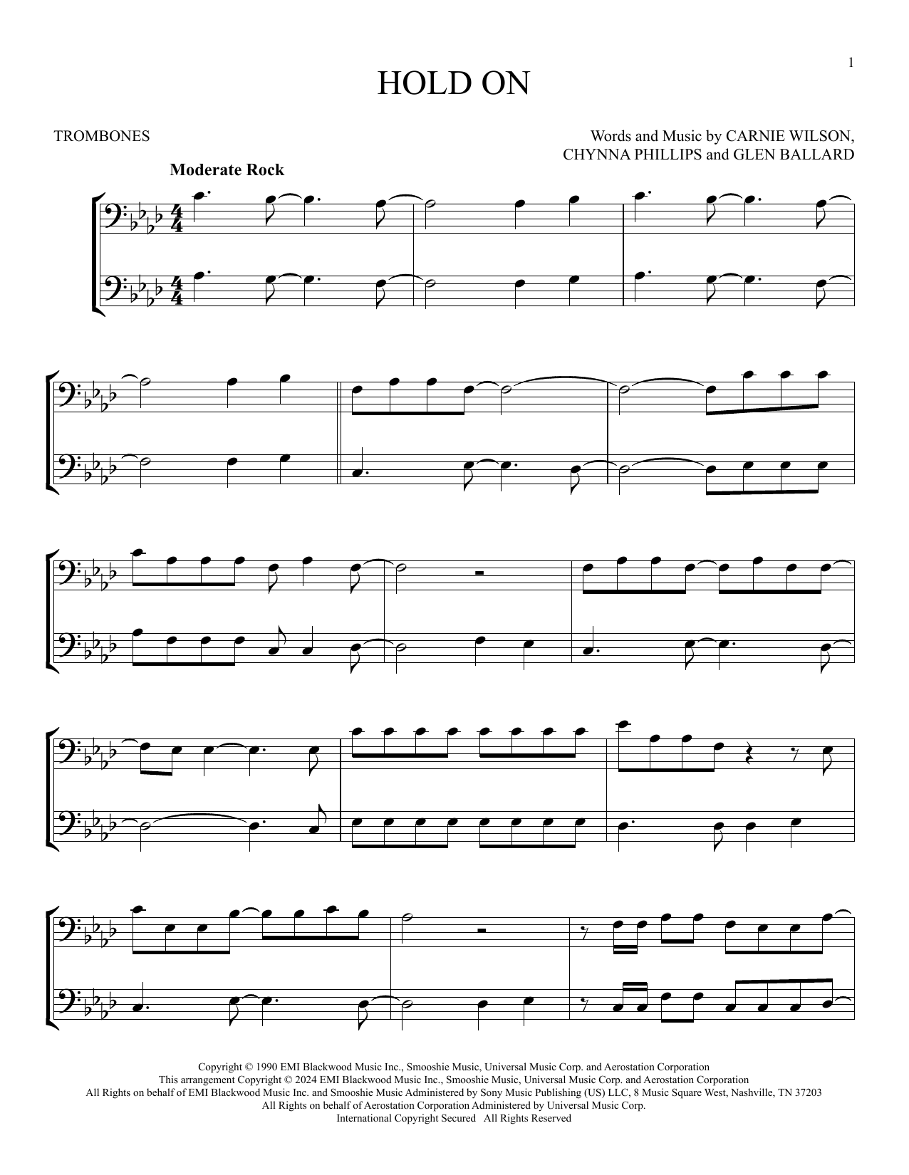 Product gallery: Page 1 of 1 Hold On, Wilson Phillips