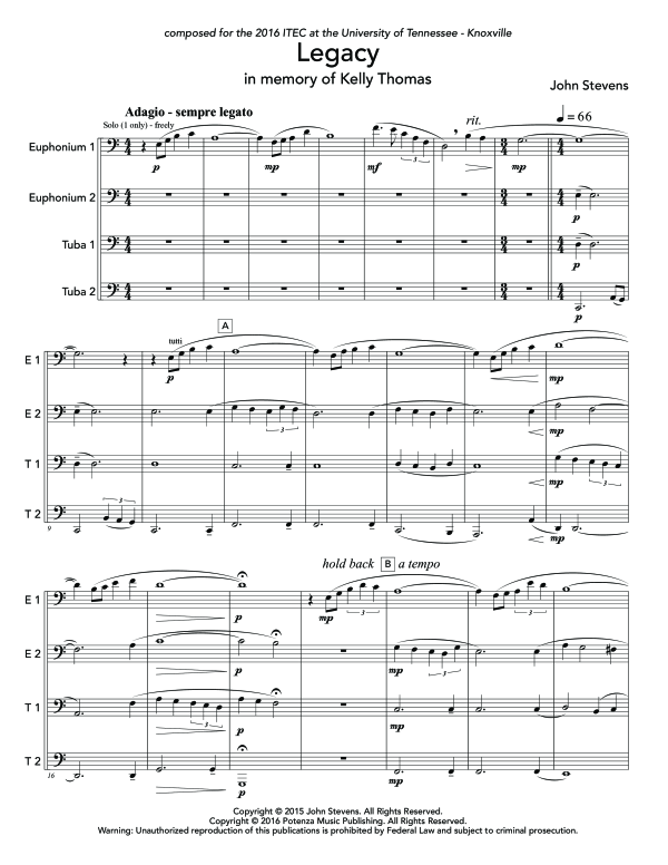 Product gallery: Page 1 of 11 Legacy, , (Tuba Quartett EETT)