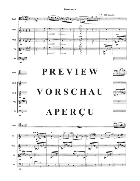 Produktgalerie: Seite 16 von 21 Dream , , (Quintett für Euphonium + Streicherquartett)